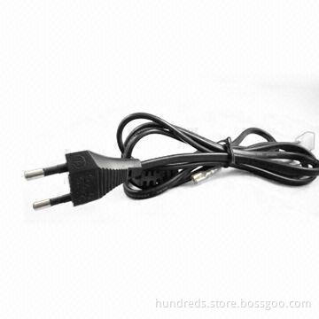 Power Cord without Soldering Point, Customized Designs Welcomed, Available in Various Colors